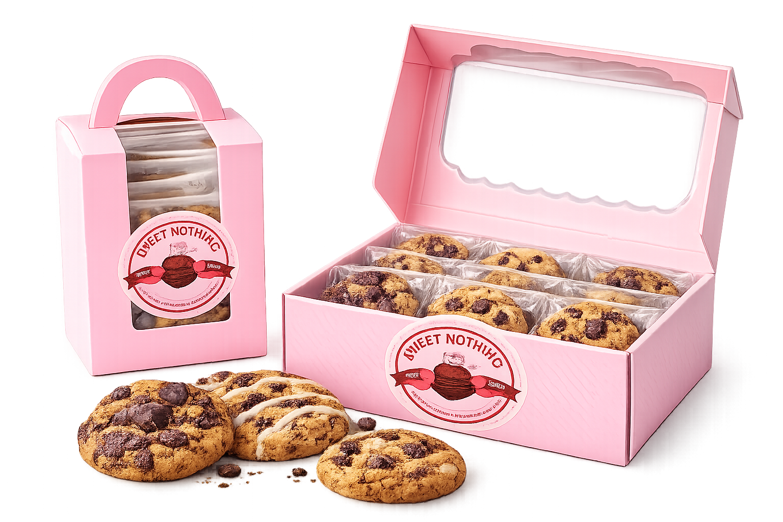 A Sweet Nothing cookie box